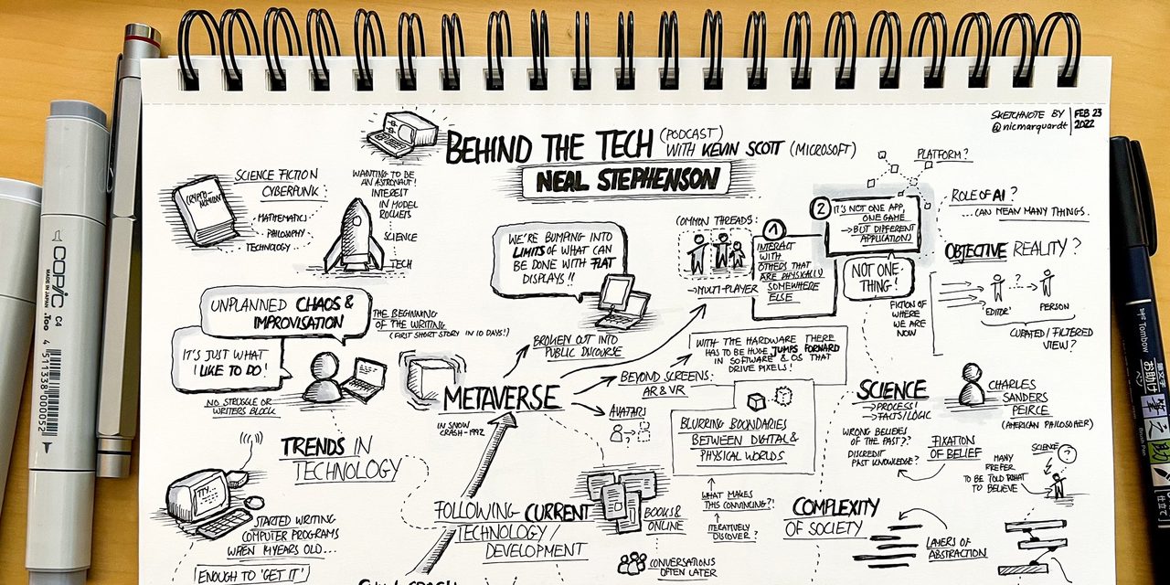 Neal Stephenson · 2022: Behind the Tech podcast with Kevin Scott